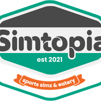 Simtopia, Golf Town, and YoCaddie logo